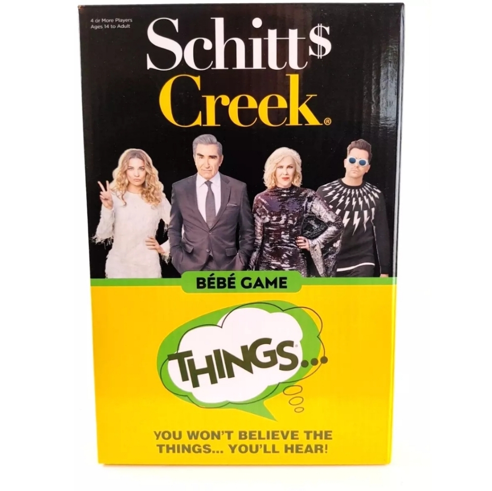 New Schitts Creek A Delightful Sampling Things Card Game 100 Topic Family Night